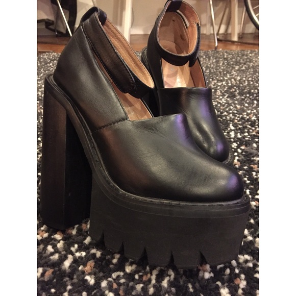 Jeffrey Campbell Scully Platform Chunky Heel - Picture 5 of 8